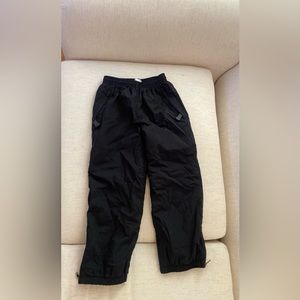 Kids black Patagonia snow pants
